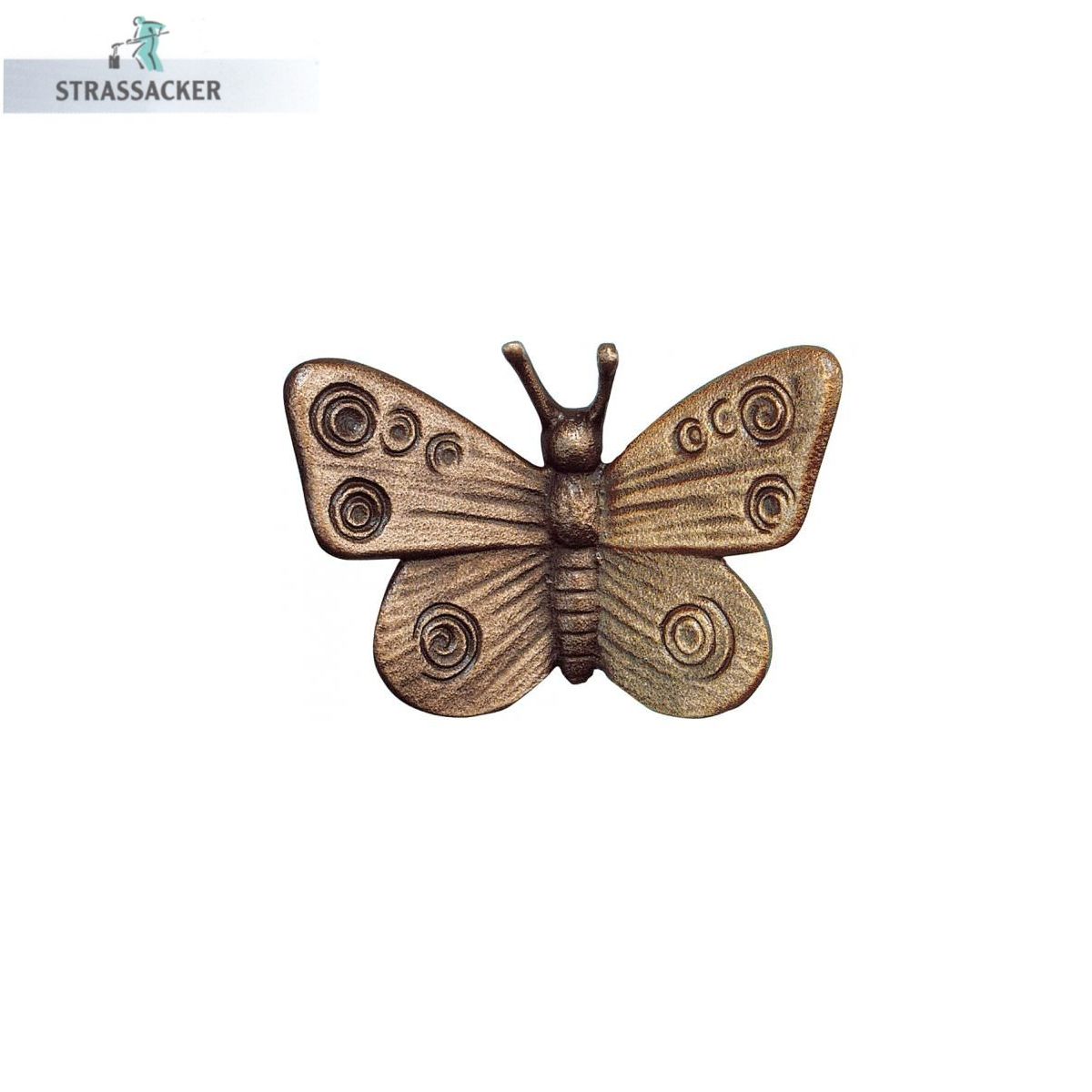 Schmetterling aus Bronze - Bronzeschmetterling für Grabsteine   Bronzebuchstaben, Grabvasen, Grablampen, Grabplatten - Bildhauerei Eger  Freiburg